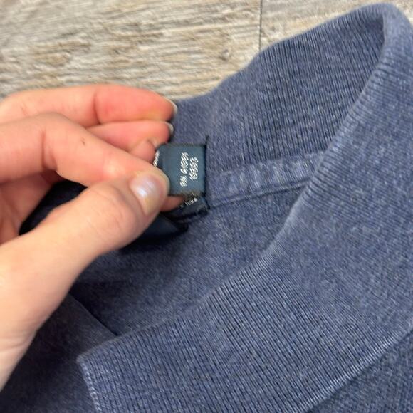 Vintage 90s Y2K Polo Ralph‎ Lauren Blue Red  Pony Mens 4XB Short Sleeve Polo - Picture 5 of 11